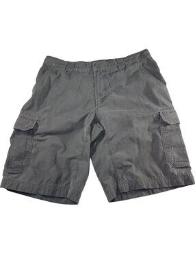North Face Mens Gray Sightseer Cargo Hiking Shorts Size 34 Ripstop Utility